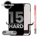 Hard OLED Screen Assembly Replacement for iPhone 15