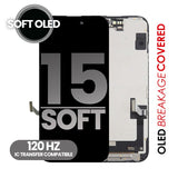 Soft OLED Screen Assembly Replacement for iPhone 15