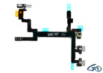 gocellparts - Power & Volume Mute Switch Flex Ribbon Cable Replacement for iPhone 5