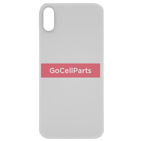 Back Door Glass Replacement For Iphone X - White Small Parts