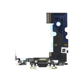 gocellparts - Black Charging Port Dock Connector Microphone Flex Cable for iPhone 8 4.7" A1863