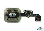 gocellparts - Black Home Button Flex Cable with Rubber Gasket Replacement For iPhone 6 6 Plus