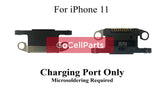 Charging Port Dock Connector Replacement For Iphone 11 - Black Small Parts