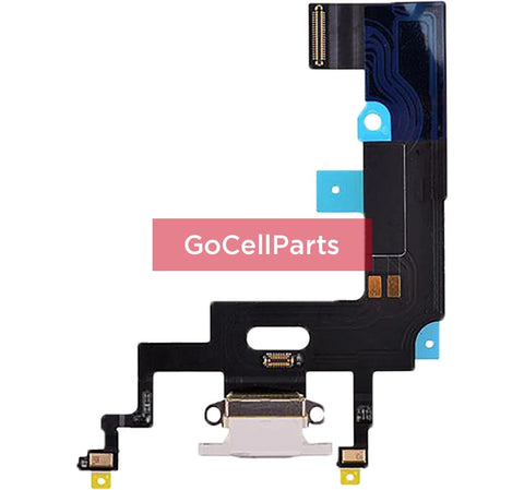 Charging Port Flex Replacement For Iphone Xr - White Small Parts