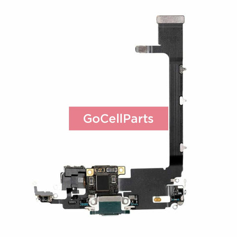Charging Port Replacement With Board Soldered For Iphone 11 Pro Max - Gold Small Parts