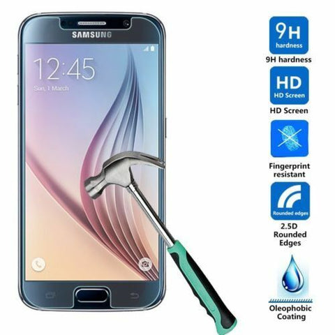 gocellparts - Clear Premium Tempered Glass Screen Protector 9H Hard For Samsung Galaxy S6