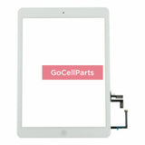 gocellparts - White Touch Screen Digitizer Pre-Assembled Replacement Glass for iPad Air 1 / iPad 5