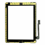 gocellparts - Front Panel Touch Screen Glass Digitizer + Home Button Assembly for iPad 3 Black