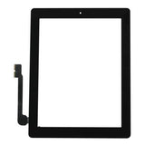 gocellparts - Front Panel Touch Screen Glass Digitizer + Home Button Assembly for iPad 3 Black