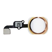Home Button Flex Cable Replacement Part For iPhone 6S / 6S Plus - Gold White