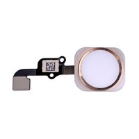 Home Button Flex Cable Replacement Part For iPhone 6S / 6S Plus - Rose Gold White