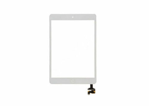 gocellparts - iPad Mini 1 + 2 White Touch Glass Digitizer Screen + Home Button + IC Connector