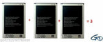 gocellparts - LOT of 3 Battery Replacement For Samsung Galaxy Note III 3 3200mAh All Carriers