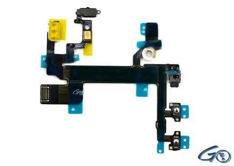 gocellparts - New iPhone 5S Power & Volume + Mute Switch Flex Cable Replacement A1453 A1457