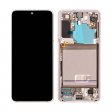 Oled Screen with Frame Replacement for Samsung S21 G991 - Phantom White