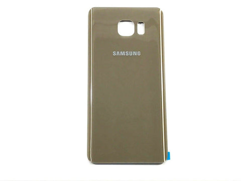 gocellparts - Samsung Galaxy Note 5 Rear Battery Cover Back Glass Housing Replacement - Gold