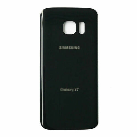 gocellparts - Samsung Galaxy S7 Back Cover Battery Door Glass Replacement - Onyx Black G930