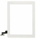 gocellparts - iPad 2 White Front Panel Touch Screen Glass Digitizer + Home Button + Adhesive