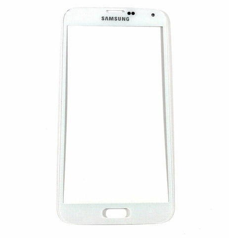 gocellparts - WHITE FRONT GLASS SCREEN LENS REPLACEMENT FOR SAMSUNG GALAXY S5 G900A G900T G900