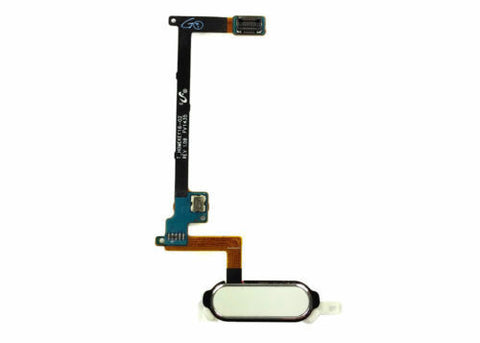 gocellparts - White Home Button Flex Cable Replacement For Samsung Galaxy Note 4 All Carriers